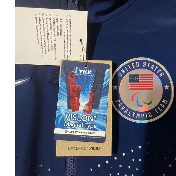 Nike USA United States Paralympic Team Training Jacket Womens Medium New $400 - Picture 10 of 16